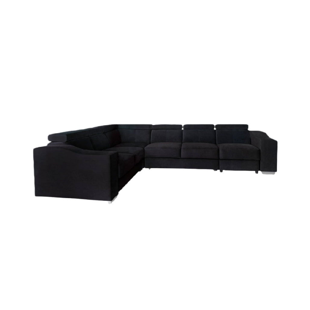 Canapé d'angle en tissu pour salon - 250 x 85 x 75